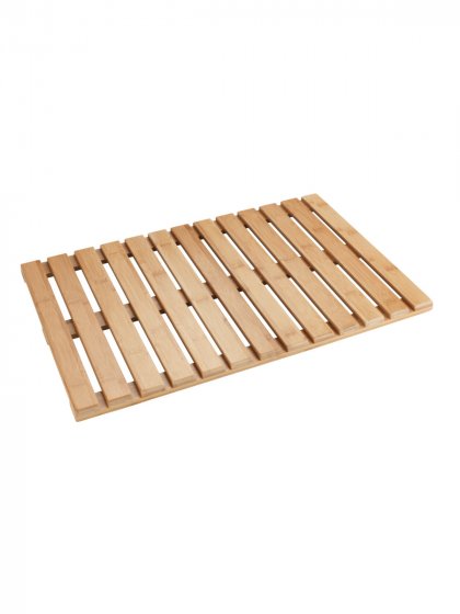 Baderost Mod. Indoor & Outdoor Bambus, 40 x 60 cm, mit rutschhemmender Unterseite