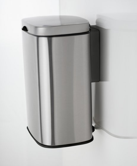Wand-Kosmetikeimer Mod. Sare Matt 5 L, Easy Close Absenkautomatik 