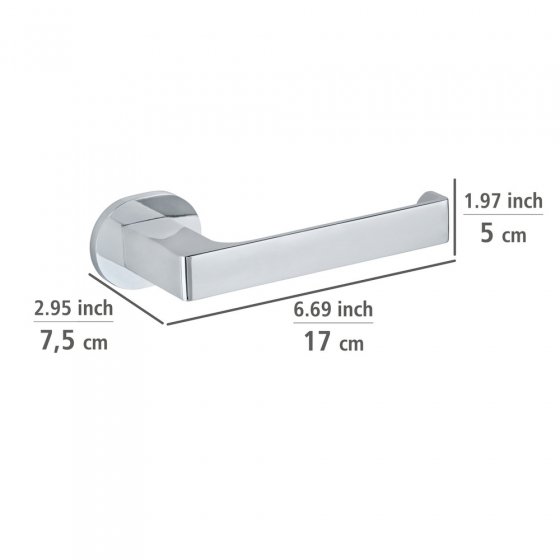 UV-Loc® Toilettenpapierhalter Mod. Maribor, Befestigen ohne Bohren mit innovativem Klebesystem