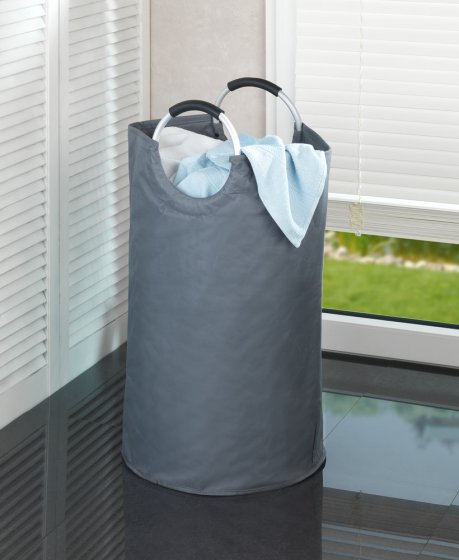 Wäschesammler Mod. Jumbo Anthrazit, Multifunktionstasche, 69 l 