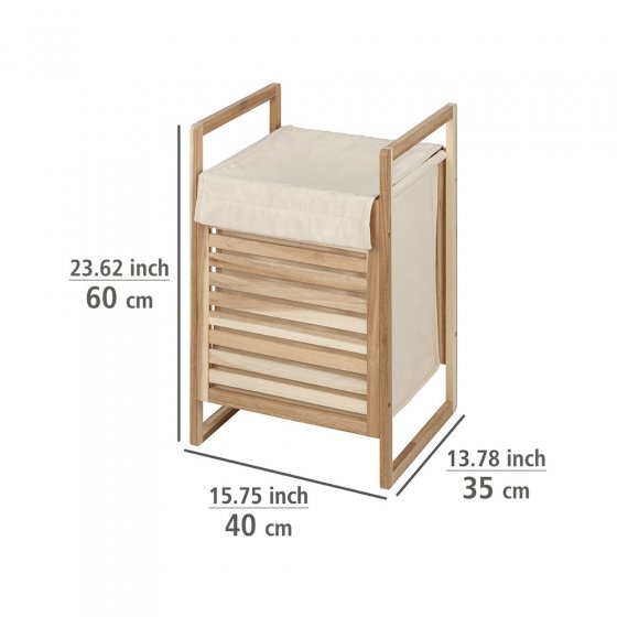 Wäschetruhe Mod. Acina, aus FSC® zertifiziertem Akazienholz