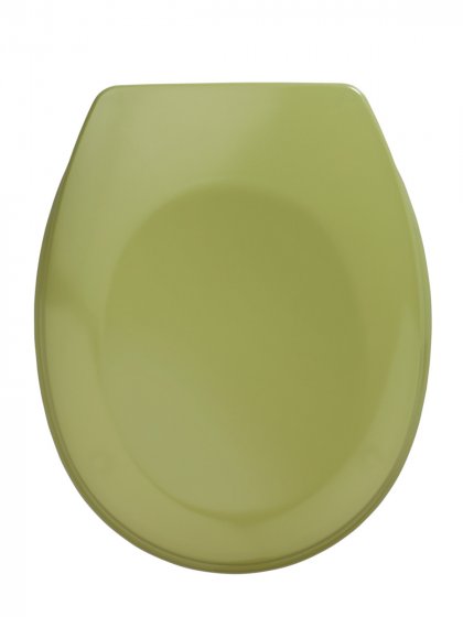 WC-Sitz Mod. Bergamo Moosgrün, aus antibakteriellem Duroplast 