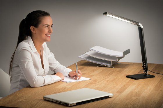 Tageslicht-Tischleuchte, Tischlampe mit 5 Helligkeitsstufen 