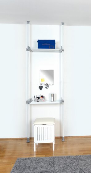 Teleskop-System Mod. Herkules Twin, aus pulverbeschichtetem Metall 