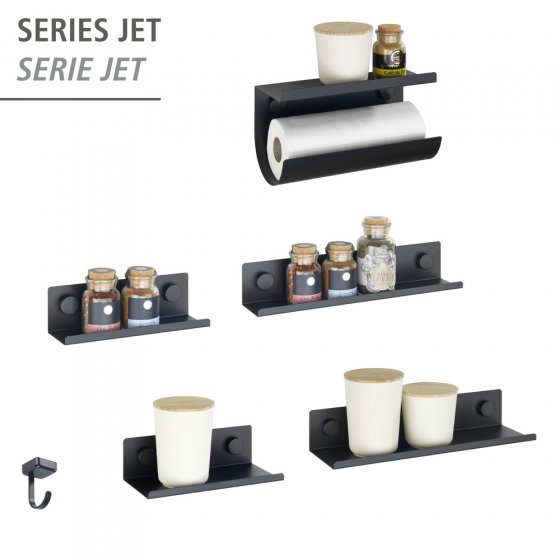 Rollenhalter Mod. Jet, aus pulverbeschichtetem Metall 