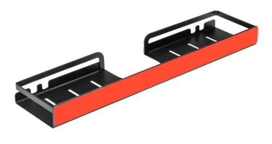 Turbo-Loc® Duschstangencaddy Mod. Altarella L, Schwarz, aus Edelstahl 