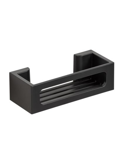 Turbo-Loc® Wandablage Mod. Bralia Schwarz, befestigen ohne bohren 