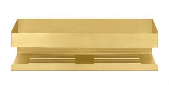 Turbo-Loc® Wandablage Mod. Genova Gold Matt, Befestigen ohne Bohren 