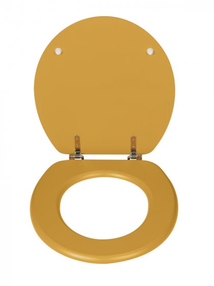 WC-Sitz Mod. Prima Senfgelb matt, MDF, FSC® zertifiziert