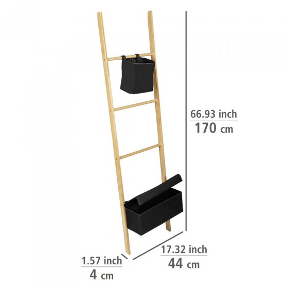 Handtuchleiter Mod. Ecori, mit 2 Fächern 