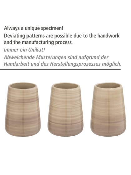 WC-Garnitur Mod. Pottery Sand Keramik, handbemalt 