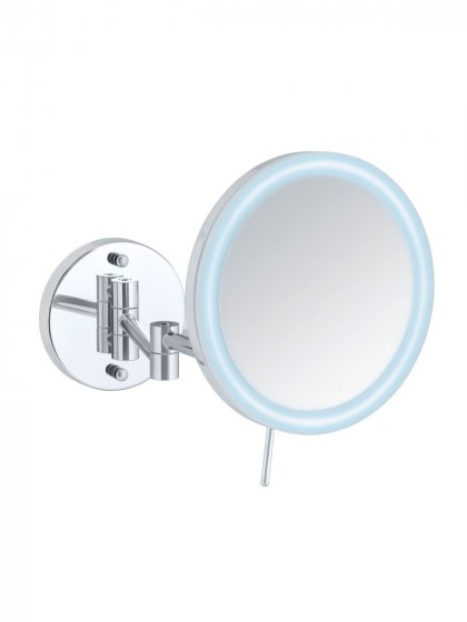 Power-Loc® LED Wandspiegel Aura, Befestigen ohne bohren