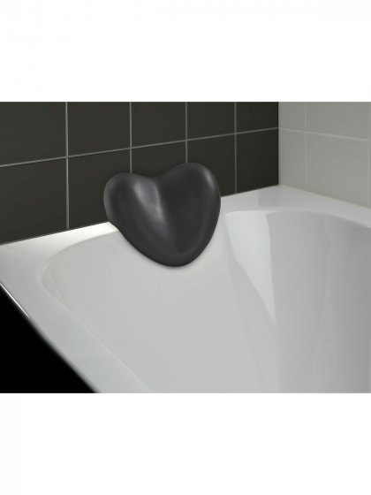 Kopf- und Nackenkissen Mod. Tropic Black, für die Badewanne