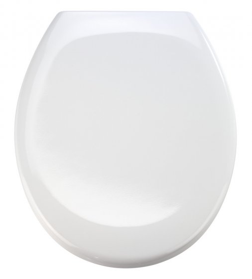 Premium WC-Sitz Mod. Ottana Weiß, aus antibakteriellem Duroplast mit Absenkautomatik