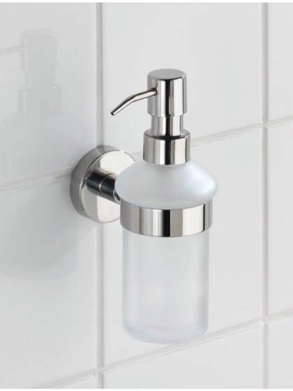Seifenspender Mod. Bosio Edelstahl glänzend, Fassungsvermögen ca. 200 ml