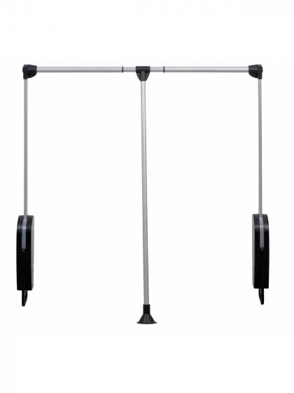 Garderobenlift, schwenkbare Kleiderstange, belastbar bis 10 kg 