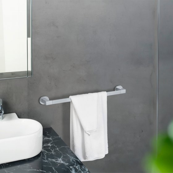 UV-Loc® Badetuchstange Uno Mod. Maribor 60 cm, Befestigen ohne Bohren mit innovativem Klebesystem