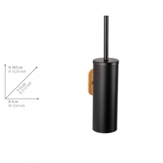 Turbo-Loc® WC-Garnitur Mod. Orea Bamboo, Befestigen ohne bohren 