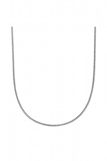 Halskette Weißgold 585 Panzerkette mit einer Länge von 45/42cm 