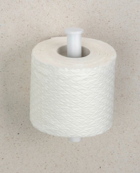 Turbo-Loc® Toilettenpapierhalter Mod. Orea White matt, aus rostfreiem Edelstahl 