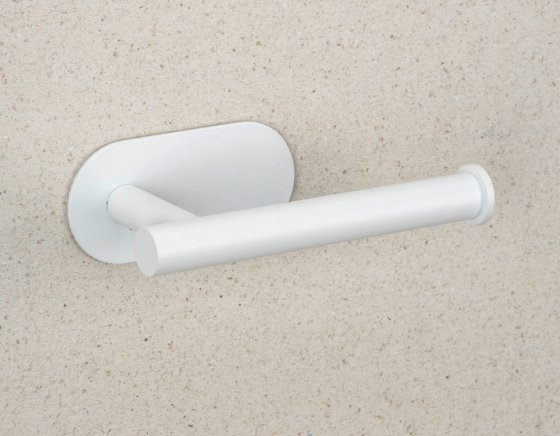 Turbo-Loc® Toilettenpapierhalter Mod. Orea White matt, aus rostfreiem Edelstahl 