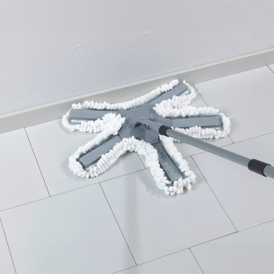 Bodenwischer Mod. Oktopus mit Teleskopstiel, reinigt nur mit Wasser 