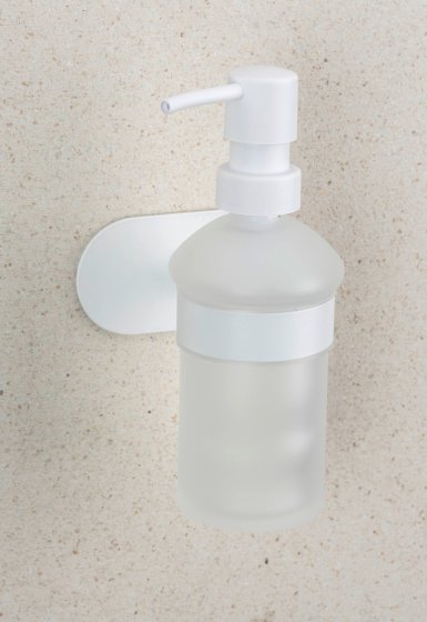 Turbo-Loc® Seifenspender Mod. Orea White matt, aus rostfreiem Edelstahl 