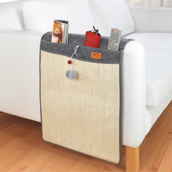 Katzen Kratzmatte, platzsparend für die Couchlehne 