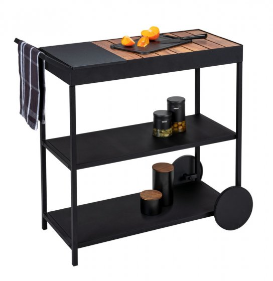 Servierwagen Mod. Miro, mit FSC® zertifiziertem Akazienholz 