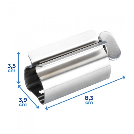 Tubenpresse EDELSTAHL, 3er Set, Tuben restlos entleeren