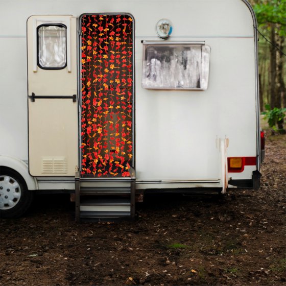 Blättervorhang Indian Summer, schützt vor Insekten & Blicken 