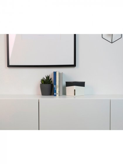 Raumentfeuchter Mod. Cube Weiß 2 x 1000 g, für Räume bis ca. 80 m³ 