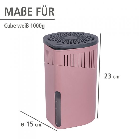 Raumentfeuchter Mod. Drop Rosa 2 x 1000 g, für Räume bis ca. 80 m³