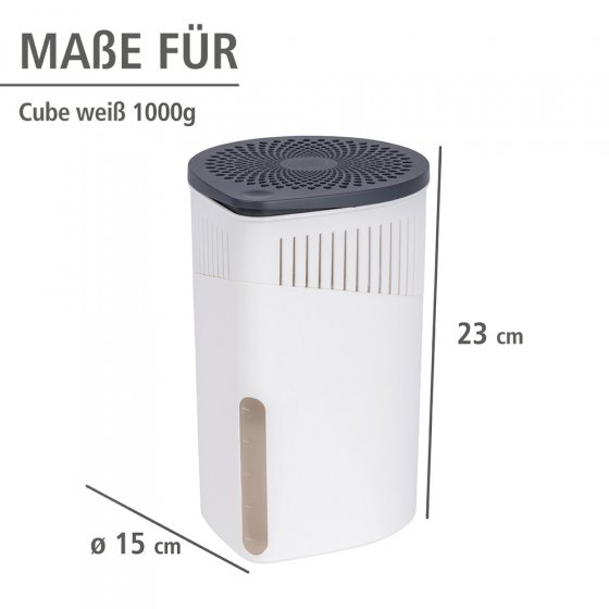 Raumentfeuchter Mod. Drop Weiß 2 x 1000 g, für Räume bis ca. 80 m³