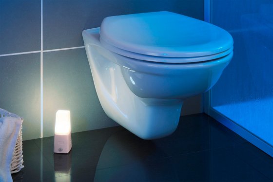 LED Unterbett Licht mit Bewegungssensor, 2er Set, batteriebetrieben 