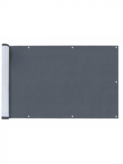 Balkon-Sichtschutz, ANTHRAZIT UNI, UV- und witterungsbeständig 