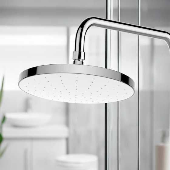 Regenduschkopf Automatic Cleaning Ø 22,5 cm, Anti-Kalk Universal-Kopfbrause 