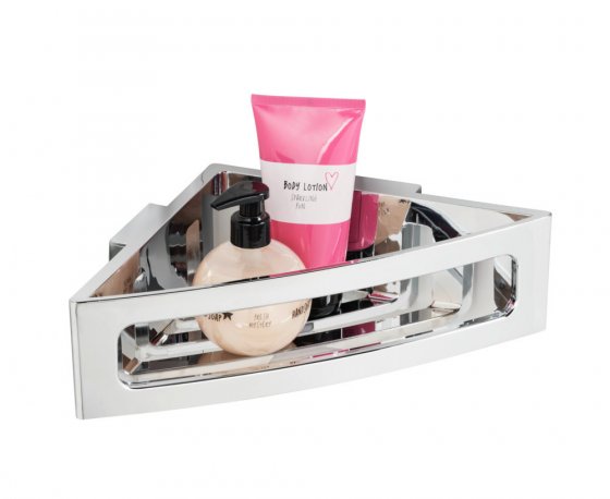 Turbo-Loc® Eckablage Mod. Bralia Chrom, Befestigen ohne Bohren