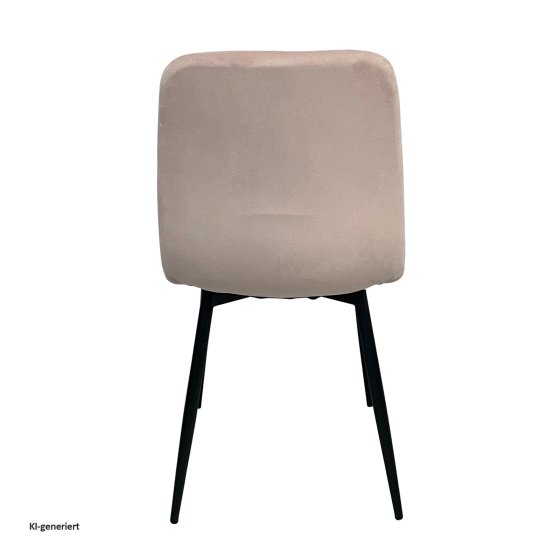 Stuhl Mesa Eco 4er-Set Velvet Rosa 