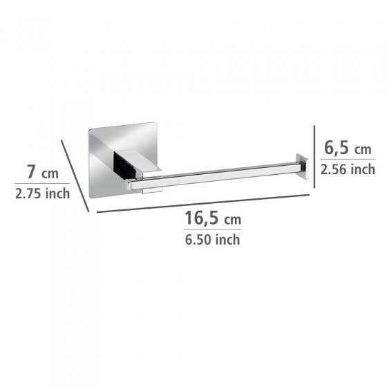 Turbo-Loc® Toilettenpapierhalter o. Deckel Quadro, Befestigen ohne bohren 