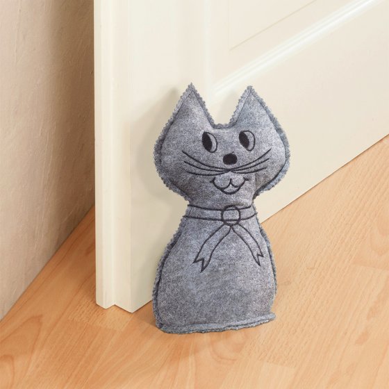 Raumentfeuchter Mod. Katze, 2er Set, schwerer Türstopper 
