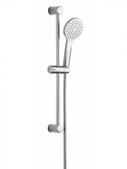 Brauseset Mod. No. 2, chrom, Edelstahl, 60 cm, Ø 18 mm, für einfache Kalkreinigung 