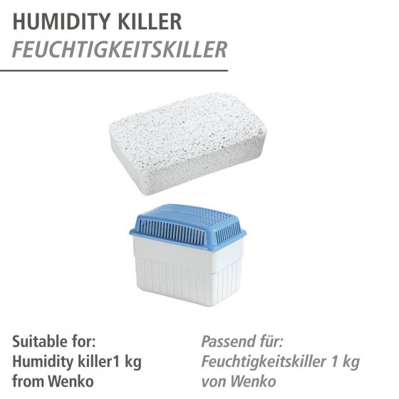 Nachfüllpack für Luftentfeuchter Vanille, 3 x 1 kg, für Raumentfeuchter 