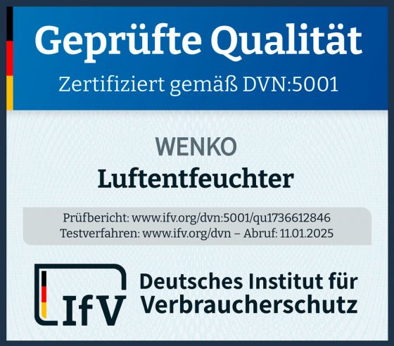 Raumentfeuchter Mod. Drop Schwarz 2 x 1000 g, für Räume bis ca. 80 m³