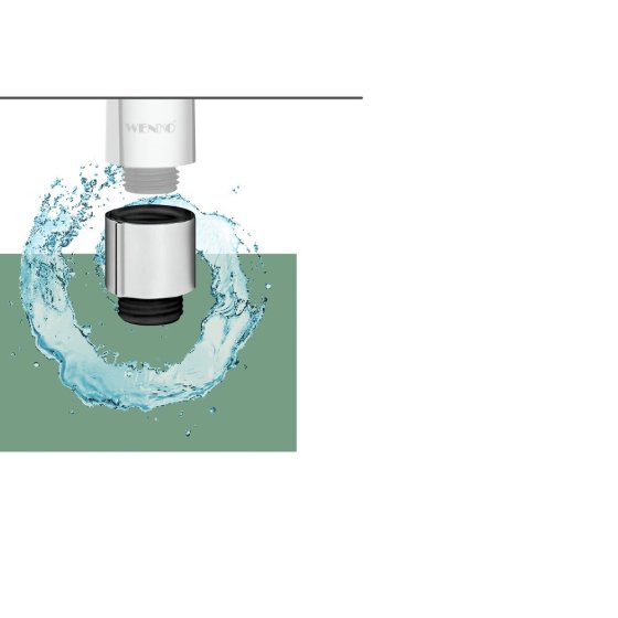 Duschsystem Mod. Young Eco mit Thermostat-Armatur Chrom, inkl. 2 Watersaving Regulatoren 