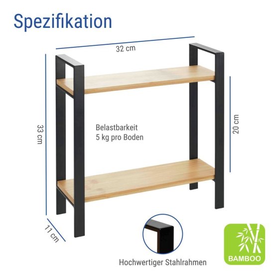 Küchenregal Mod. Lou, 2 Etagen, 2 Etagen 