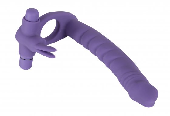 Vibrator mit Penisring Double Delight 