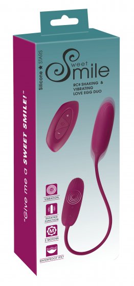 Vibro-Ei RC Shaking & Vibrating Love Egg Duo 
