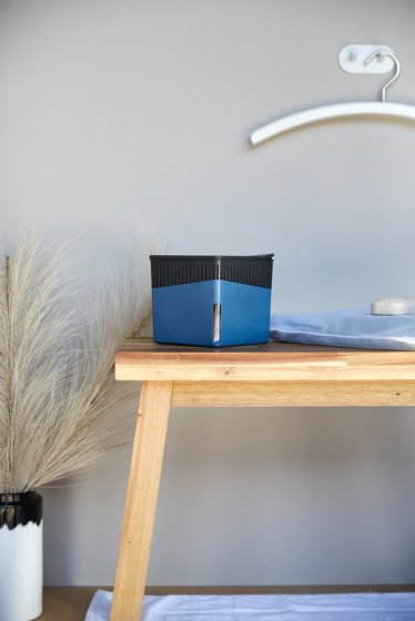 Raumentfeuchter Mod. Cube, Blau, 500 g, 2er Set, für Räume bis ca. 40 m³