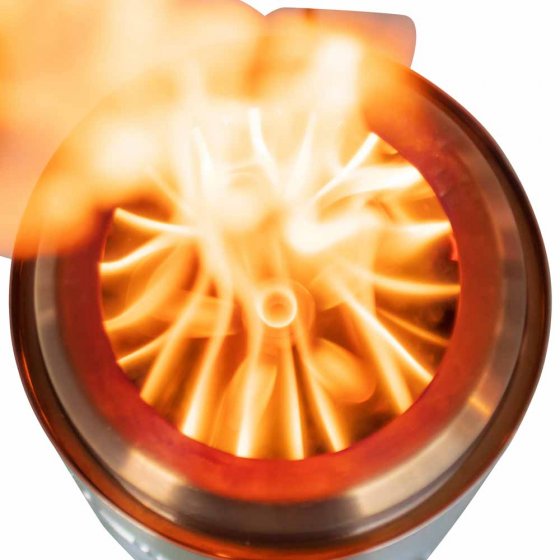RedFire Pellet-Feuerschale S Silbergrau